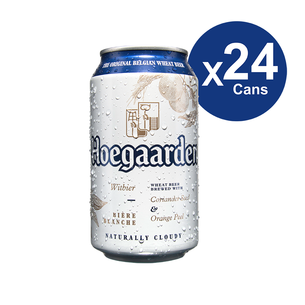 Hoegaarden White 330mL x 24 Cans