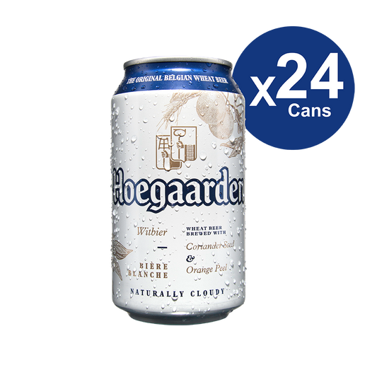 Hoegaarden White 330mL x 24 Cans