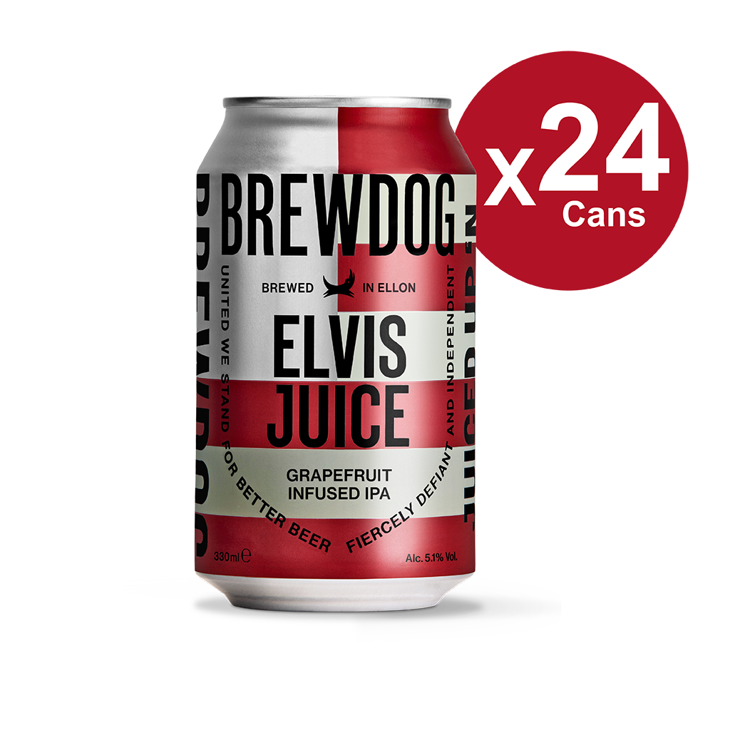 BrewDog Elvis Juice 330mL x 24 Cans